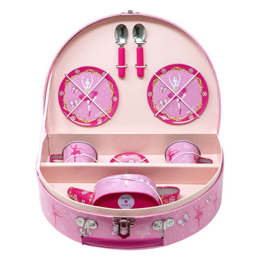 Butterfly Ballet Tin Tea Set - Pink Poppy Australia