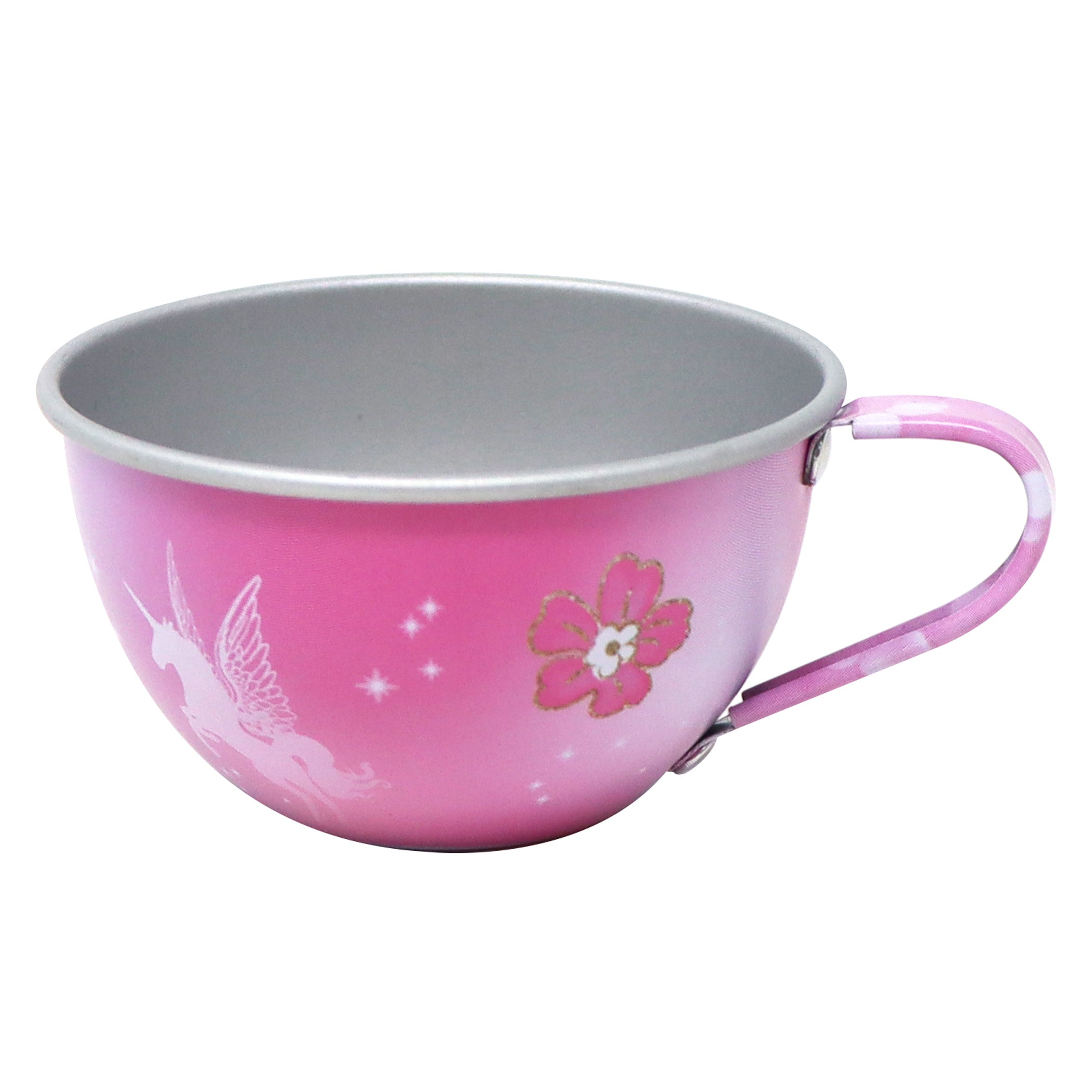 Unicorn Princess 15 Piece Tin Tea Set In Carry Case - Pink Poppy Australia