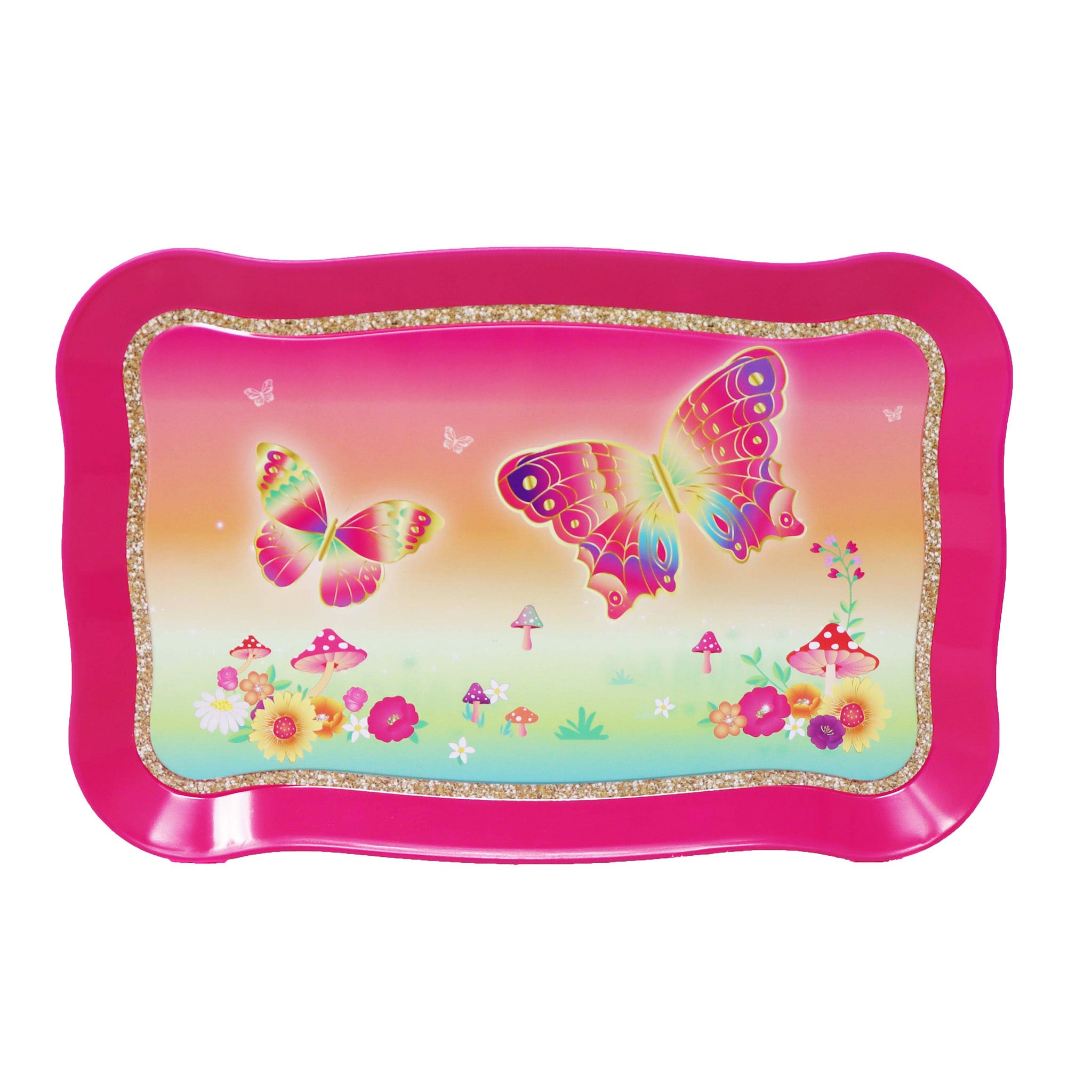 Rainbow Butterfly Tea Set in Basket - Pink Poppy Australia