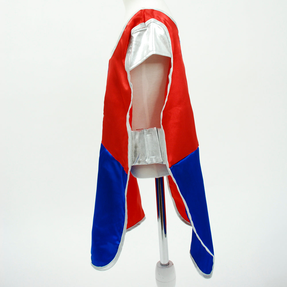 Knights & Dragons Satin Tunic - Pink Poppy