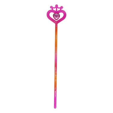 Fairy Butterfly Jewel Heart Wand - Pink Poppy Australia