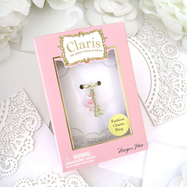 Claris: The Chicest Mouse In Paris™ Fashion Charm Ring - Pink Poppy Australia