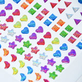 143 Pairs Of Stick On Earrings - Pink Poppy