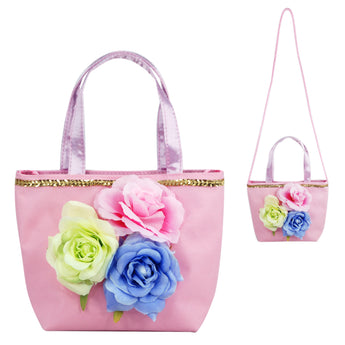 Into The Woods Flower Handbag - Pink Poppy Australia