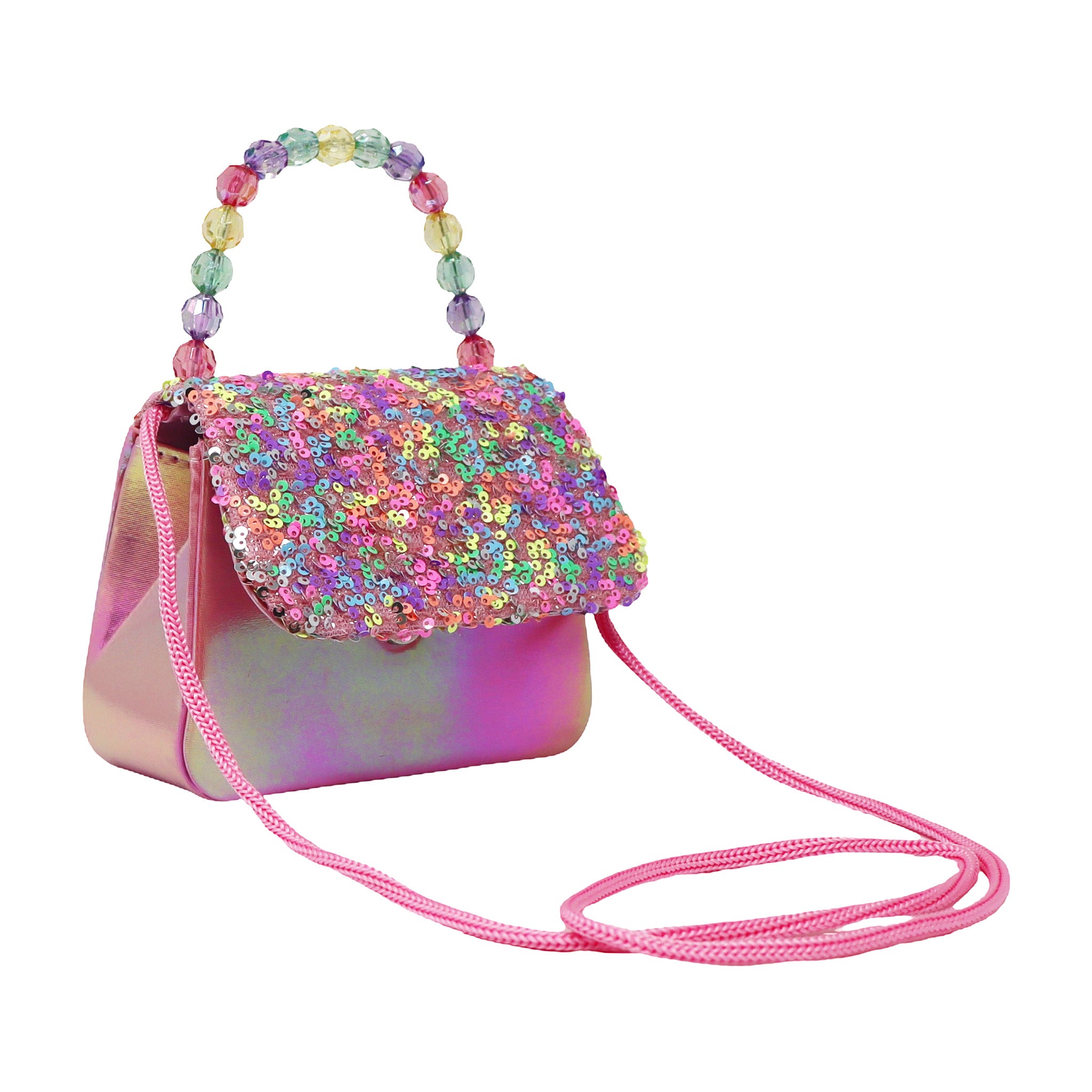 Sparkly Sequin Handbag - Pink Poppy Australia