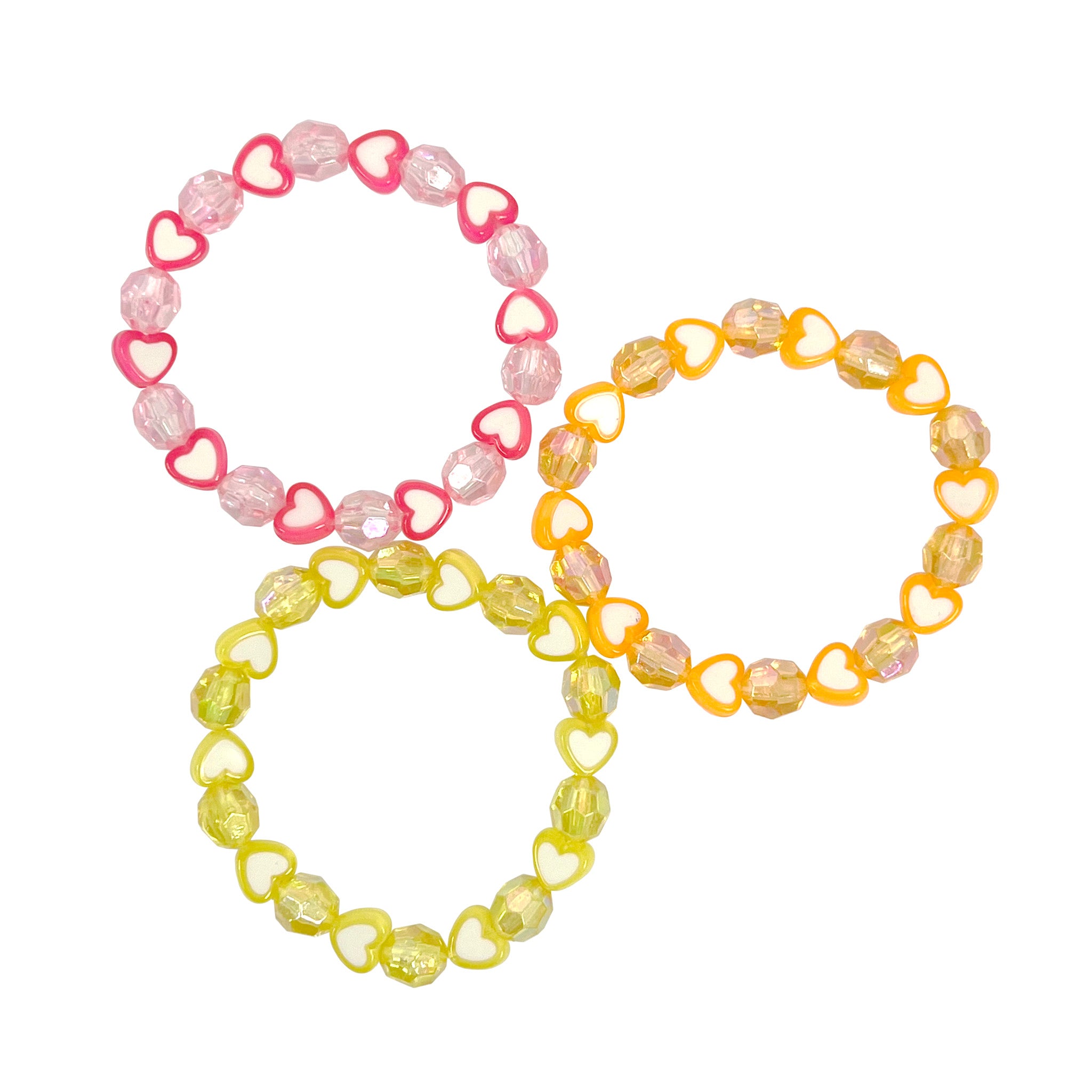 Love Heart Bracelet Set - Pink Poppy Australia