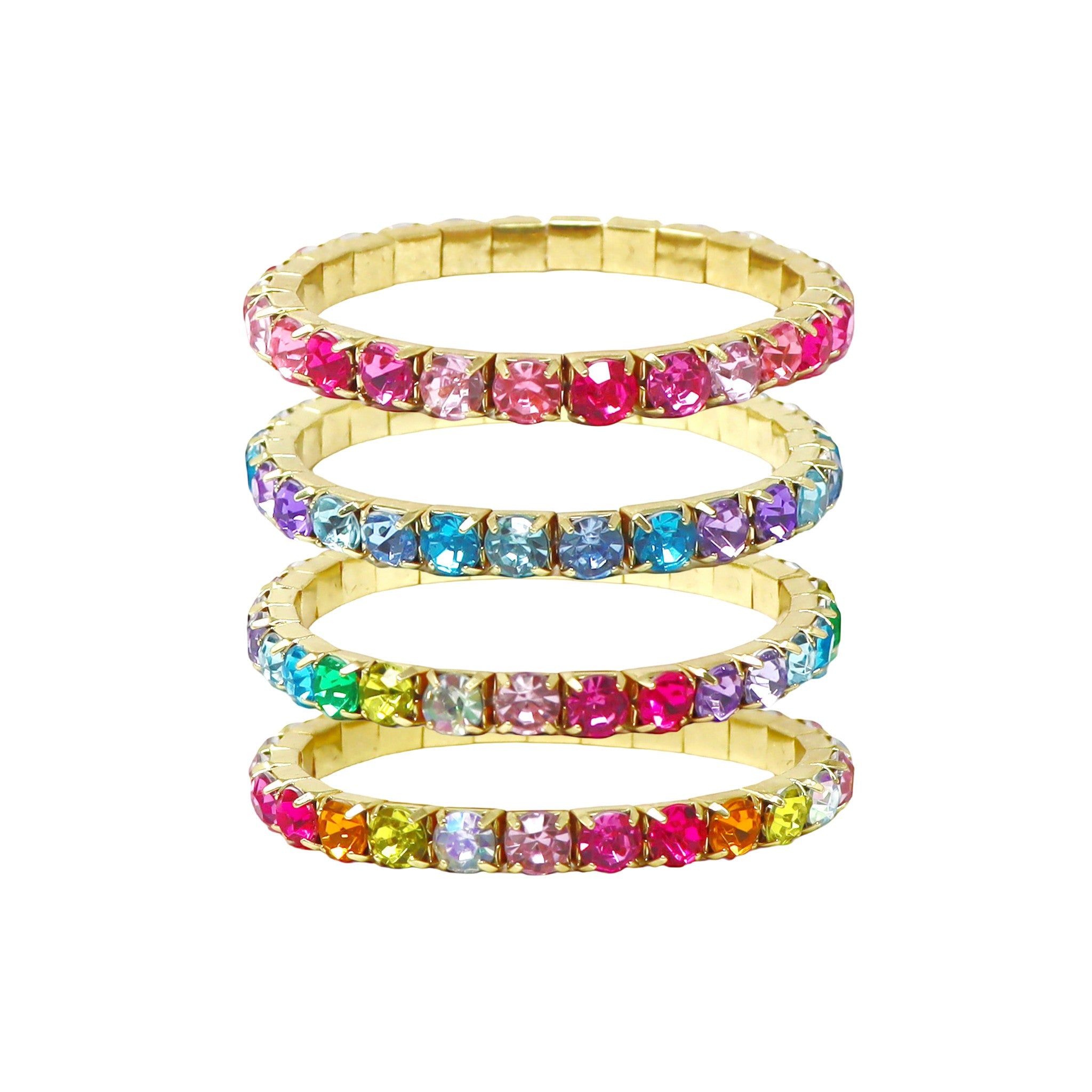 Dainty Luxury Bejewelled Bracelet - Pink Poppy Australia