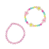 Rainbow Flower Bracelet Set - Pink Poppy Australia