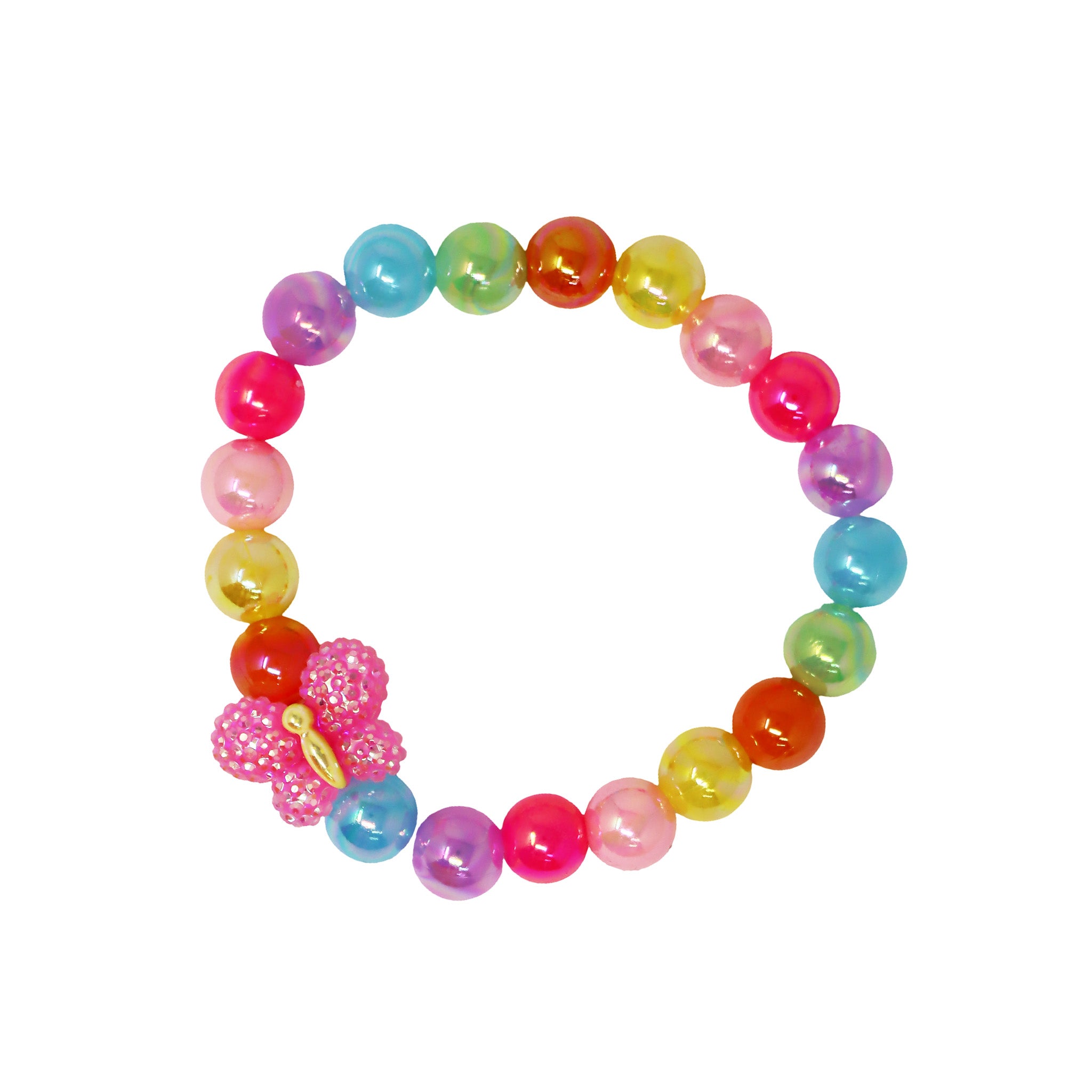 Rainbow Butterfly Bracelet - Pink Poppy Australia