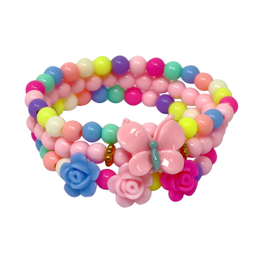 Ballet Butterfly 3-pack Bracelet Set - Pink Poppy Australia