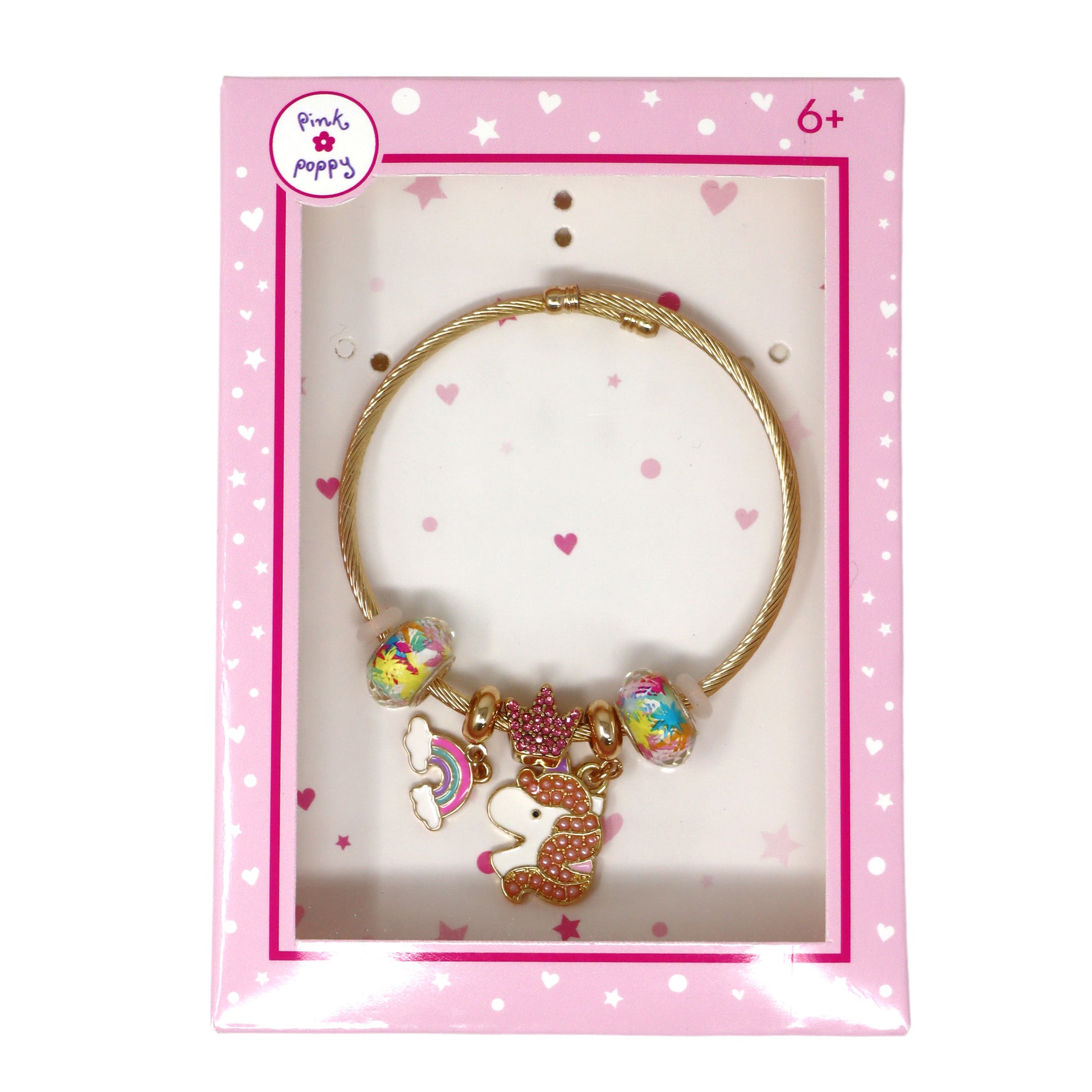 Unicorn Charm Bracelet - Pink Poppy Australia