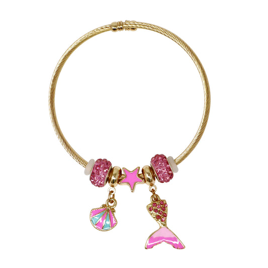Mermaid Charm Bracelet - Pink Poppy Australia