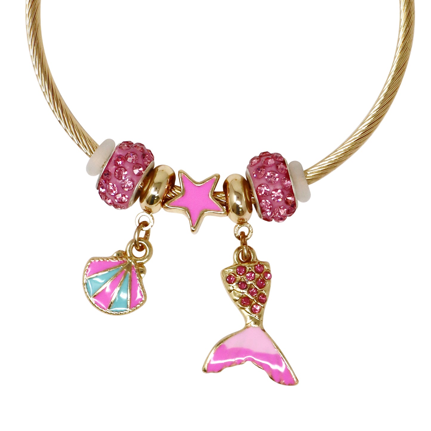 Mermaid Charm Bracelet - Pink Poppy Australia
