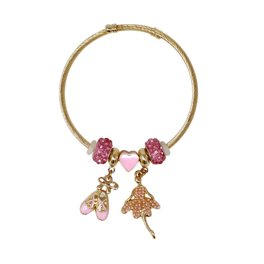 Ballerina Charm Bracelet - Pink Poppy Australia