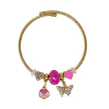 Butterfly Charm Bracelet - Pink Poppy Australia