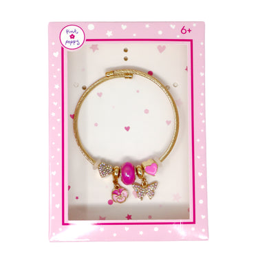 Butterfly Charm Bracelet - Pink Poppy Australia