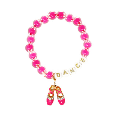 Dance Letter Bead Bracelet - Pink Poppy Australia