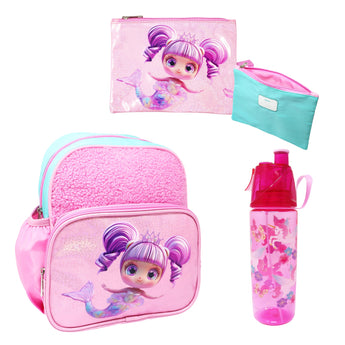 Mermaid Sparkle Backpack & Pencil Case Set - Pink Poppy Australia