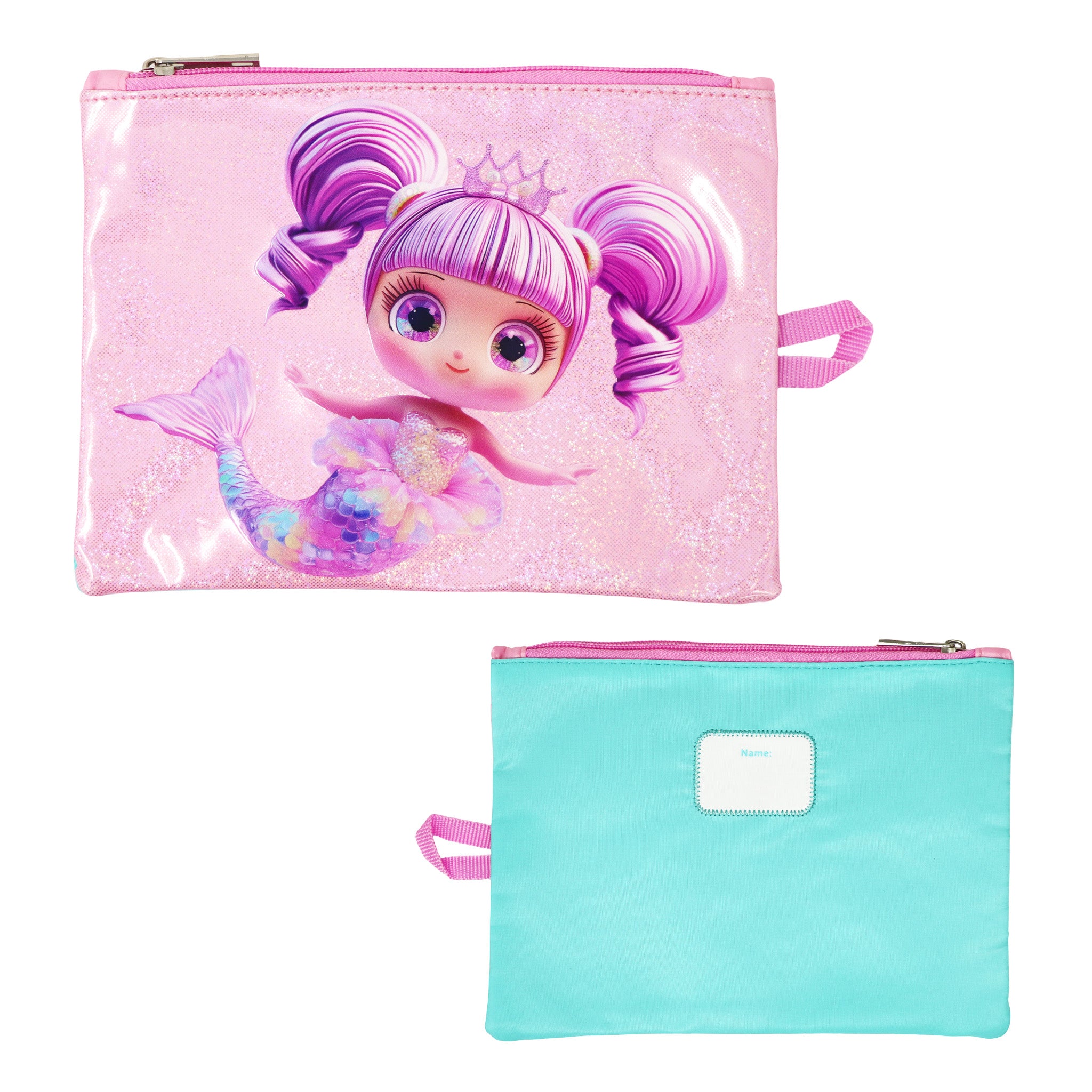 Mermaid Sparkle Backpack & Pencil Case Set - Pink Poppy Australia