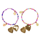 BFF Sparkle Heart Bestie Bracelet Set - Pink Poppy Australia