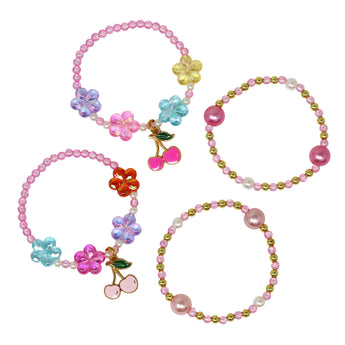 BFF Cherry Friendship Bracelet Set - Pink Poppy Australia
