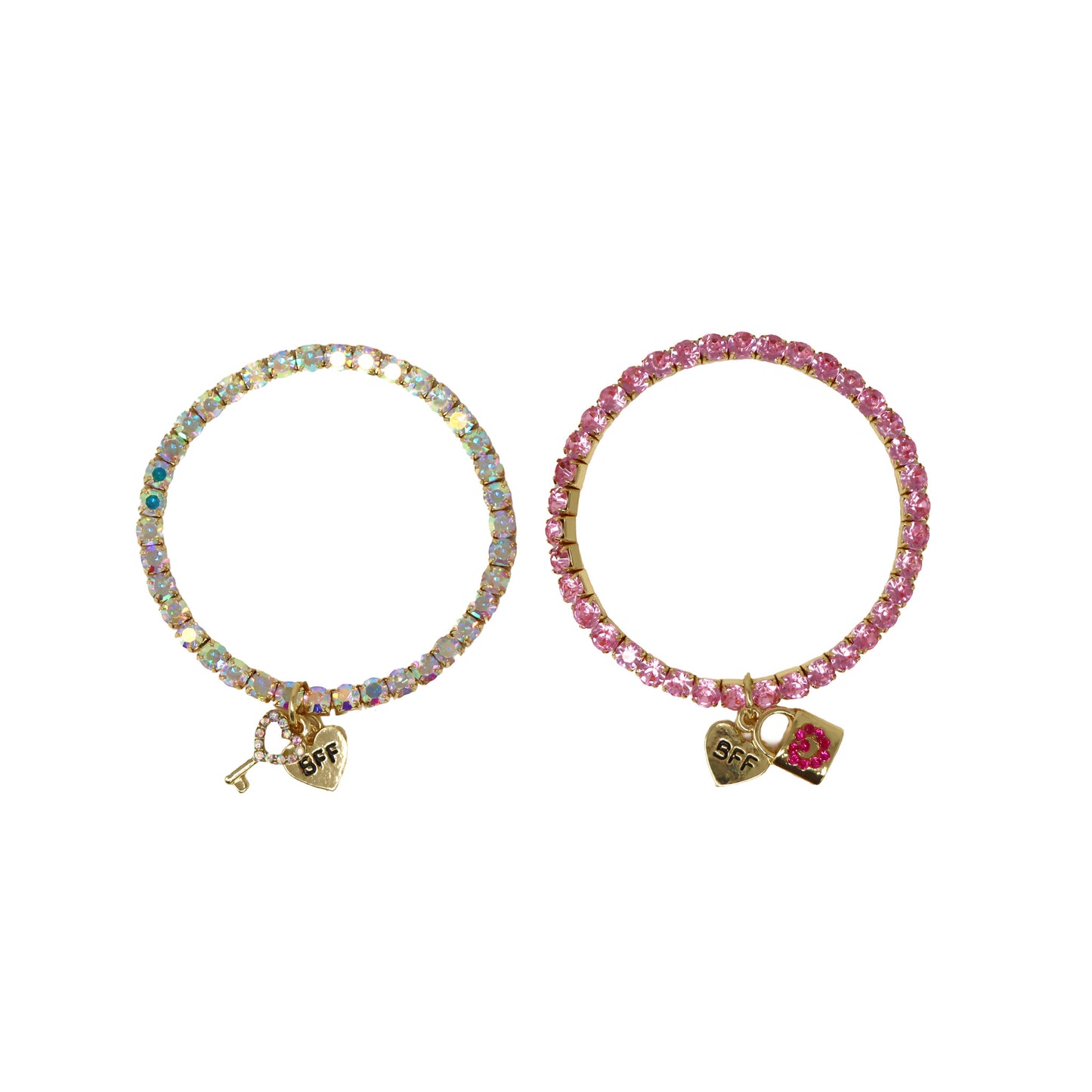 BFF Lock & Key Bracelet Set