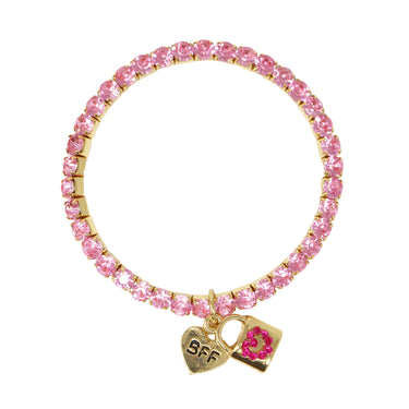 BFF Lock & Key Bracelet Set - Pink Poppy Australia