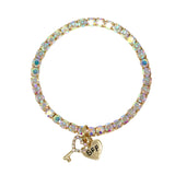 BFF Lock & Key Bracelet Set - Pink Poppy Australia