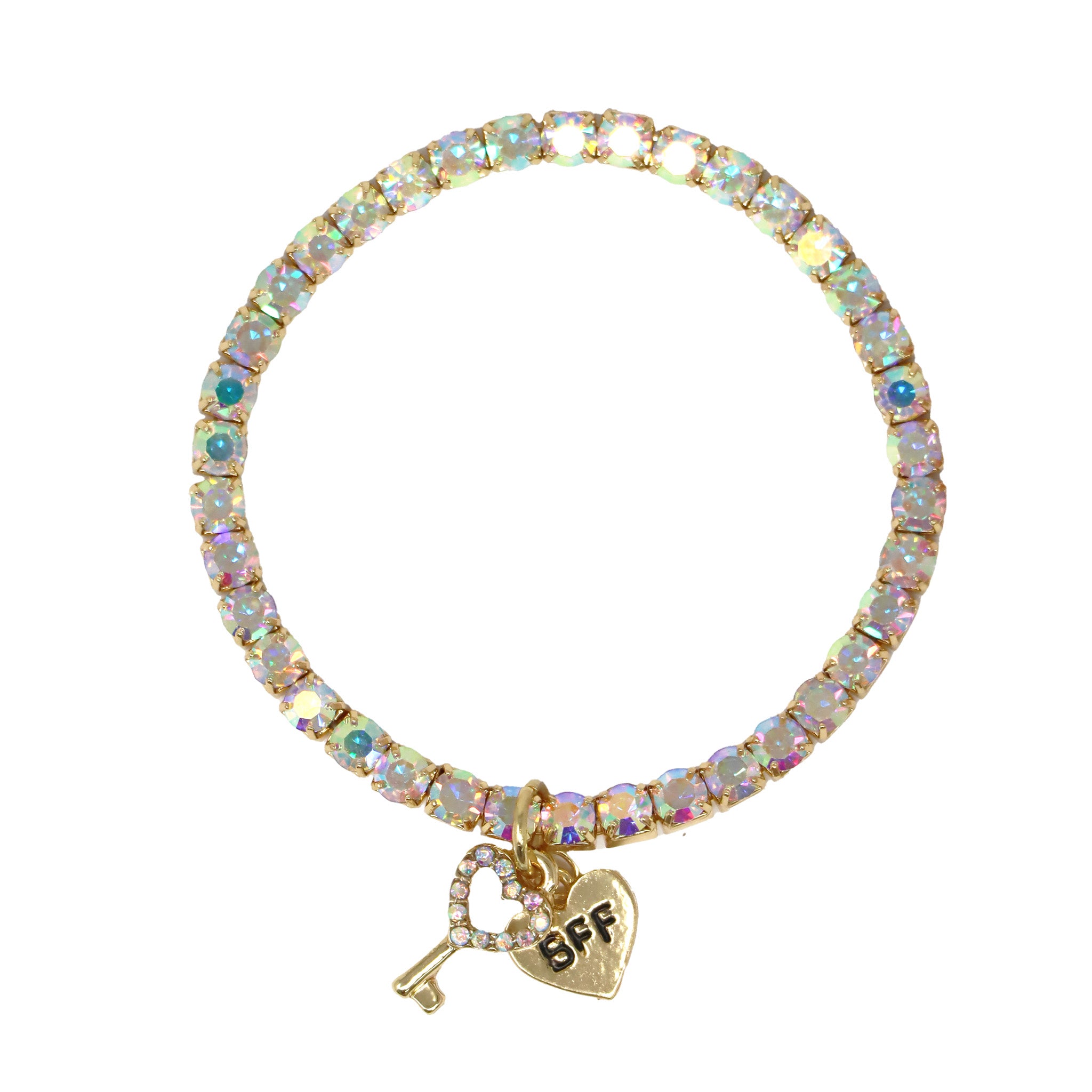 BFF Lock & Key Bracelet Set - Pink Poppy Australia