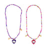 BFF Sparkle Heart Bestie Necklace Set - Pink Poppy Australia