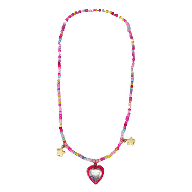 BFF Sparkle Heart Bestie Necklace Set - Pink Poppy Australia