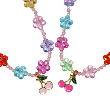 BFF Cherry Friendship Necklace Set - Pink Poppy Australia