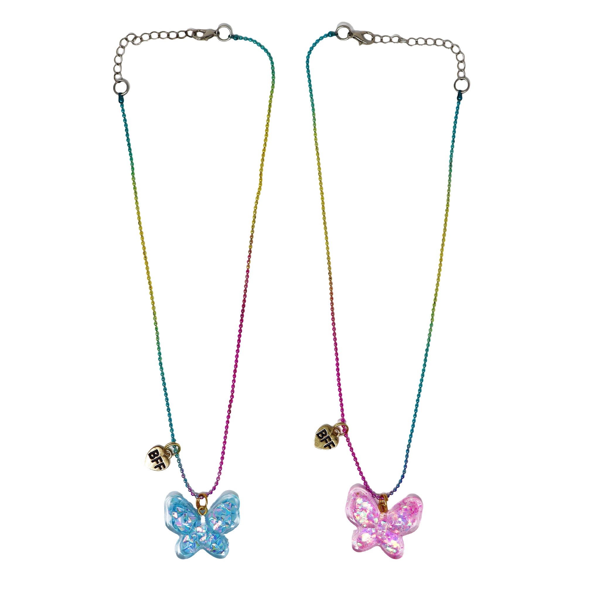 BFF Twinkle Butterfly Necklace Set - Pink Poppy Australia