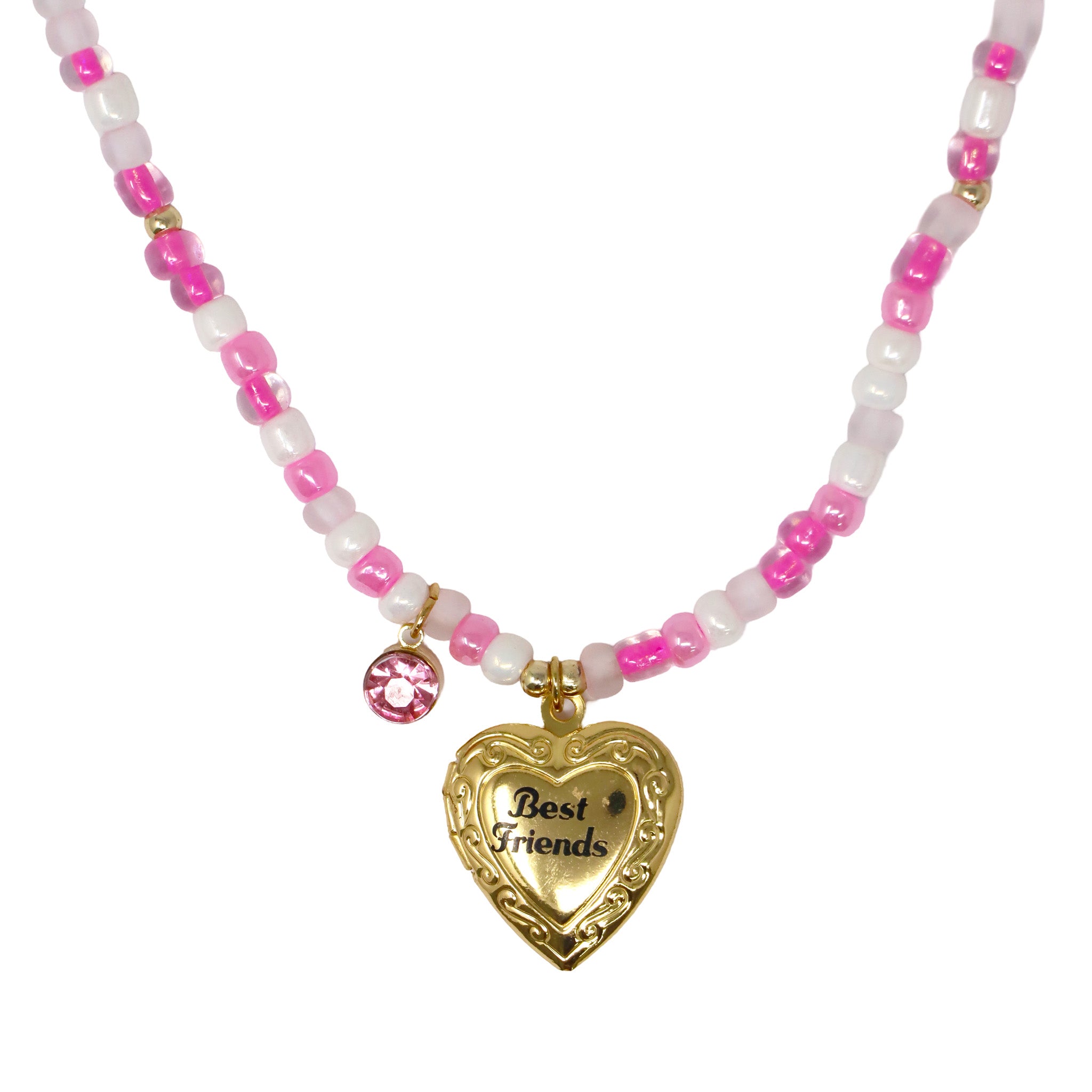 BFF Locket Necklace Set - Pink Poppy Australia