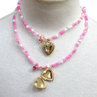 BFF Locket Necklace Set - Pink Poppy Australia