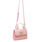 Claris: The Chicest Mouse In Paris™ Quilted Shoulder Handbag - Pink Poppy Australia
