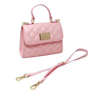 Claris: The Chicest Mouse In Paris™ Quilted Shoulder Handbag - Pink Poppy Australia