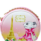 Claris The Chicest Mouse in Paris™ Magnificent Mess Printed Handbag - Pink Poppy Australia