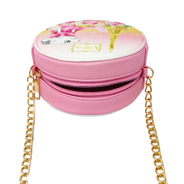 Claris The Chicest Mouse in Paris™ Magnificent Mess Printed Handbag - Pink Poppy Australia
