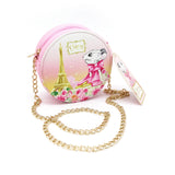 Claris The Chicest Mouse in Paris™ Magnificent Mess Printed Handbag - Pink Poppy Australia