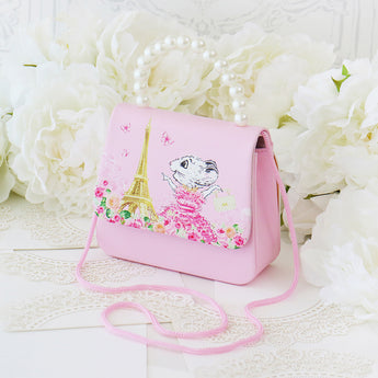 Claris the Chicest Mouse in Paris Handbag with Pearl Handle