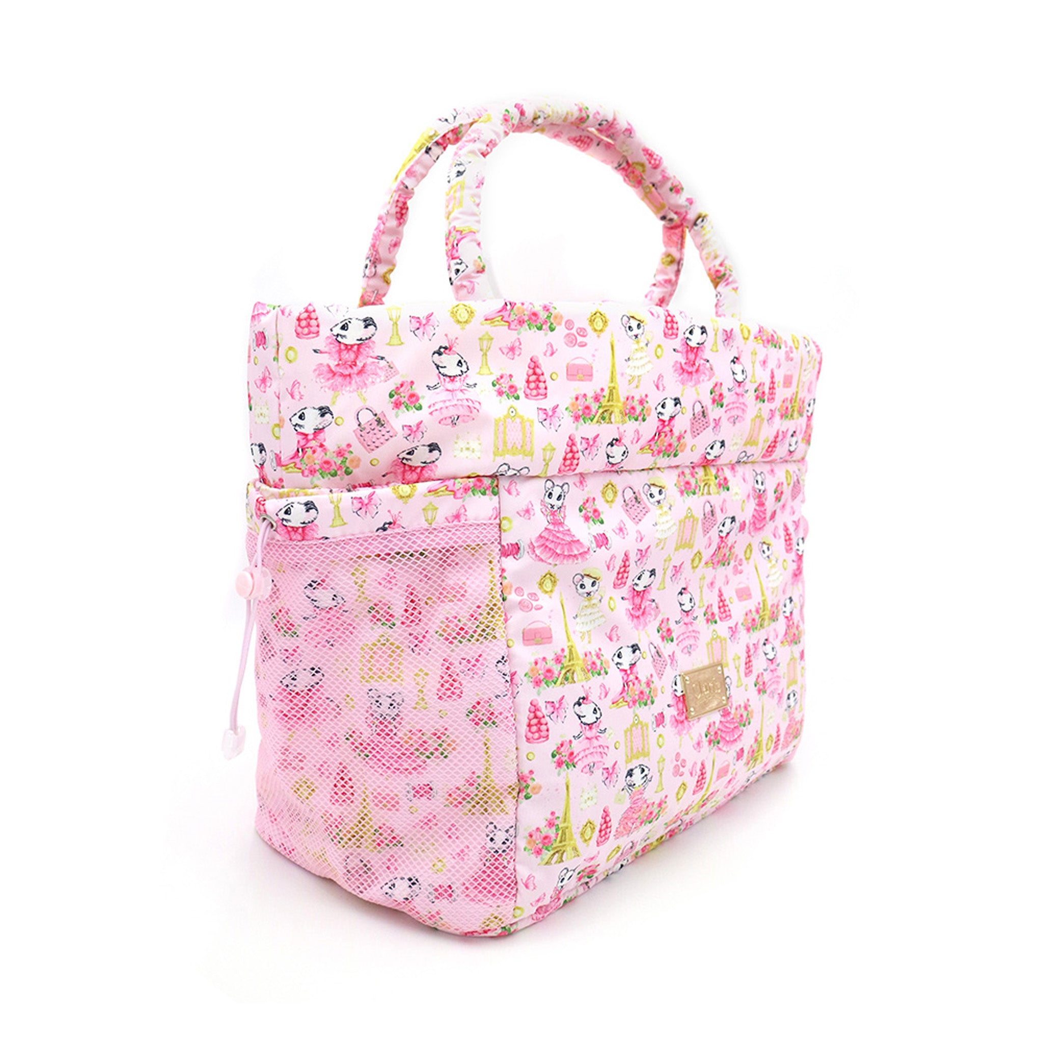 Claris the Chicest Mouse in Paris Carry-All Bag - Pink Poppy Australia