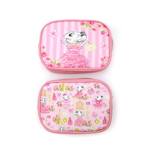 Claris the Chicest Mouse in Paris Cosmetic Pouches
