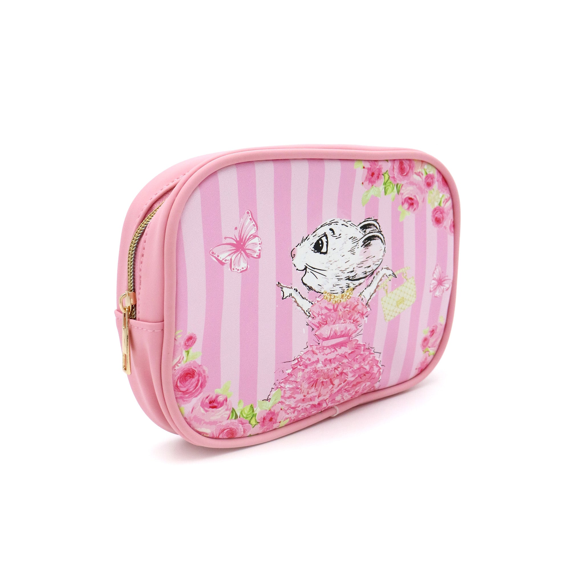 Claris the Chicest Mouse in Paris Cosmetic Pouches - Pink Poppy Australia