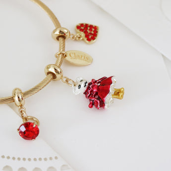Claris: The Chicest Mouse In Paris™ Holiday Heist Charm Bracelet