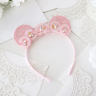Claris The Chicest Mouse in Paris™ Magnificent Mess Ears Headband - Pink Poppy Australia