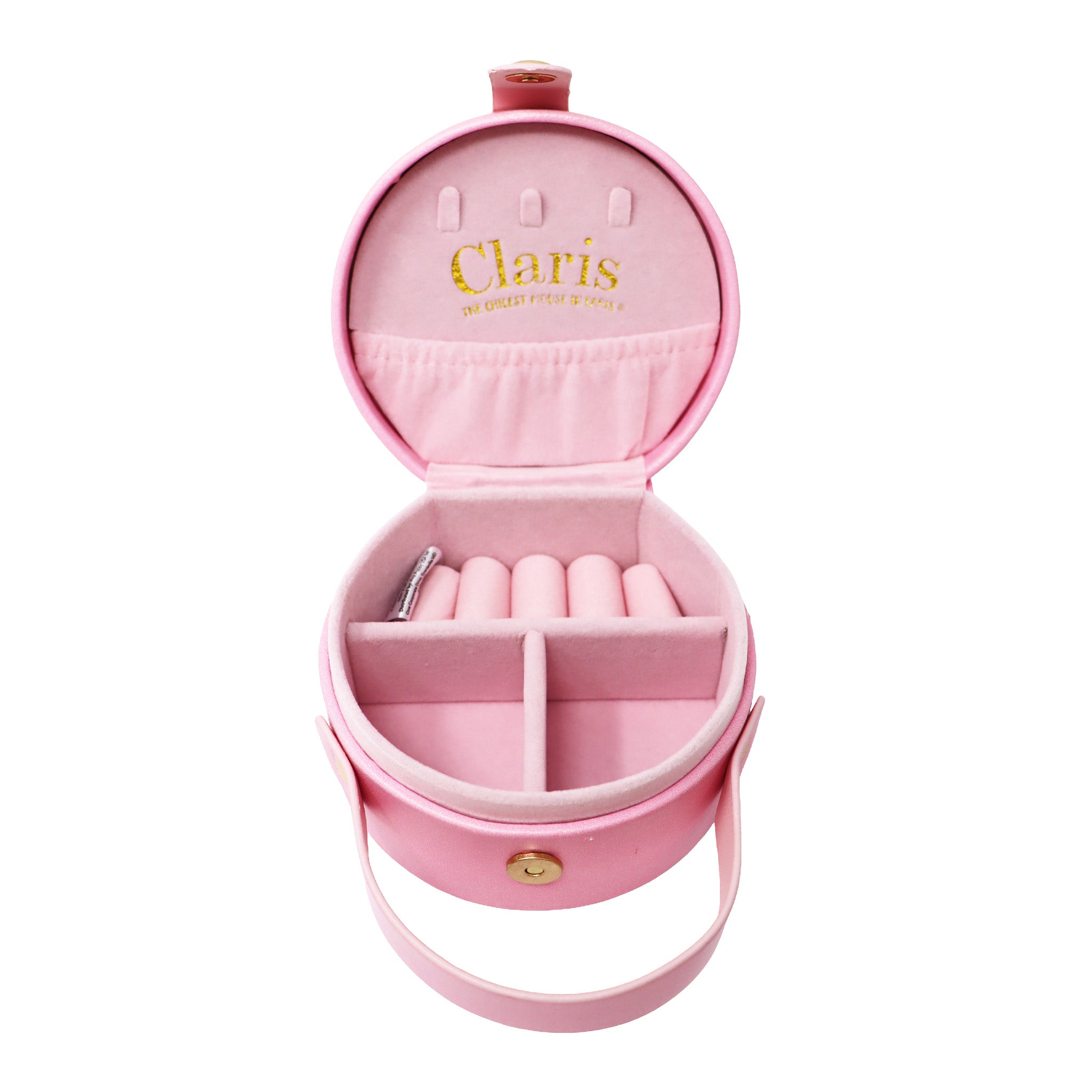Claris the Chicest Mouse in Paris  Mini Handbag Jewellery Case - Pink Poppy Australia