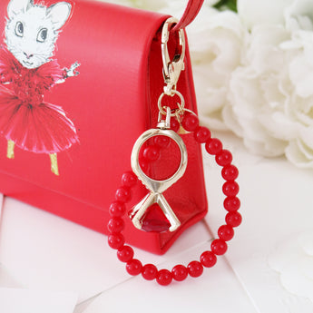 Claris: The Chicest Mouse In Paris™ Fashion Holiday Heist Key Chain - Pink Poppy Australia