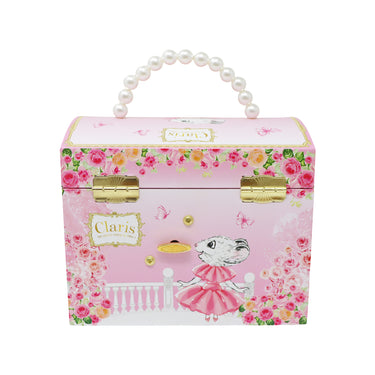 Claris The Chicest Mouse in Paris Pearl Musical Jewellery Box - Pink Poppy Australia