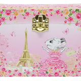 Claris The Chicest Mouse in Paris Pearl Musical Jewellery Box - Pink Poppy Australia